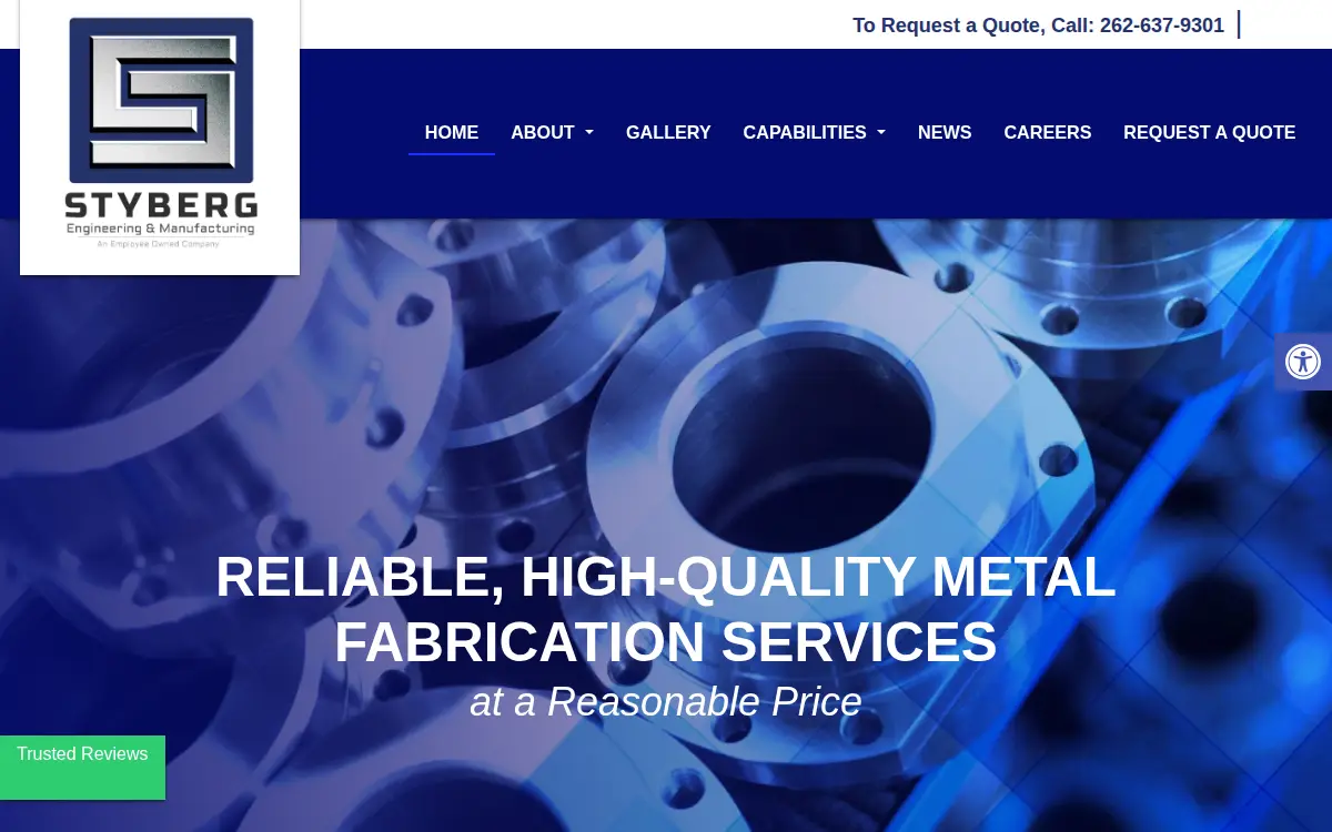 Homepage of E. C. Styberg Engineering Company