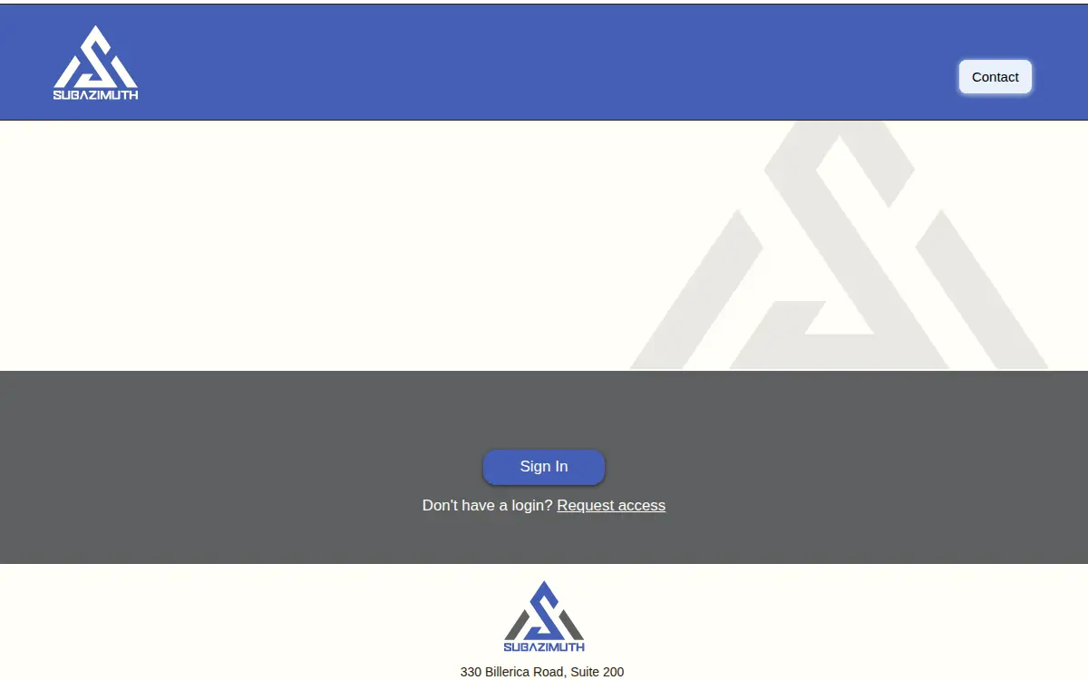 Homepage of Subazimuth LLC