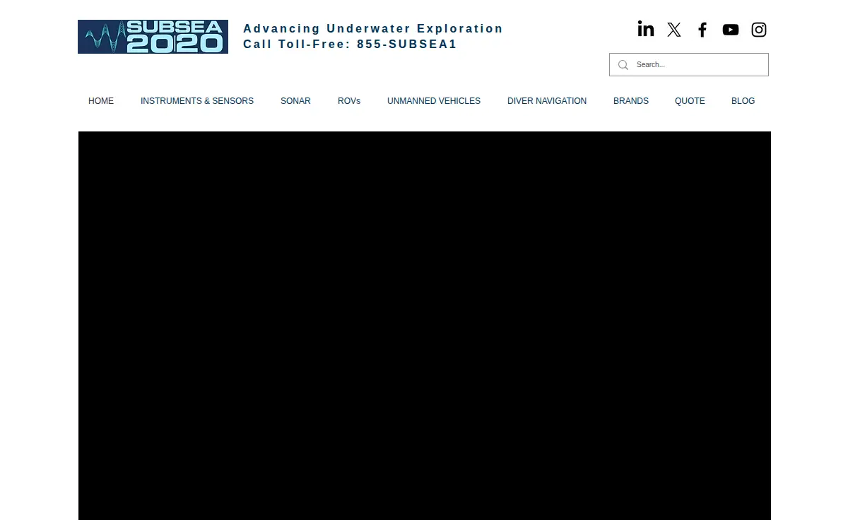 Homepage of Subsea 20/20, INC.