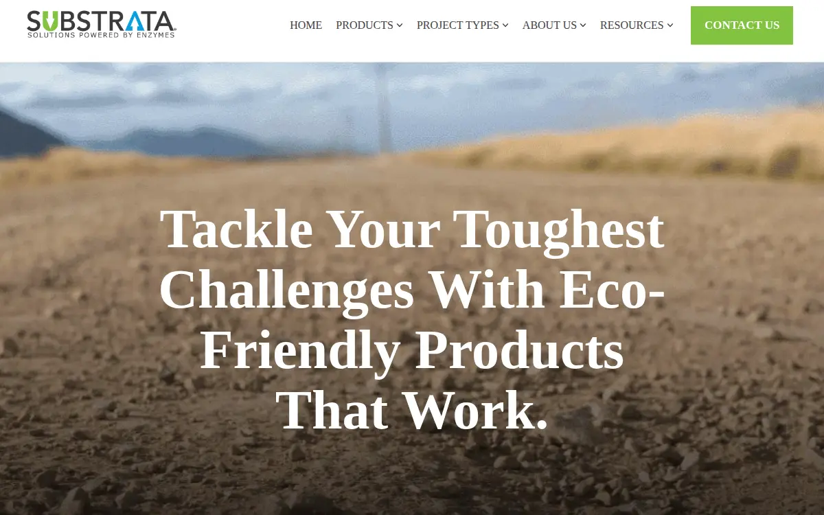 Homepage of Substrata LLC
