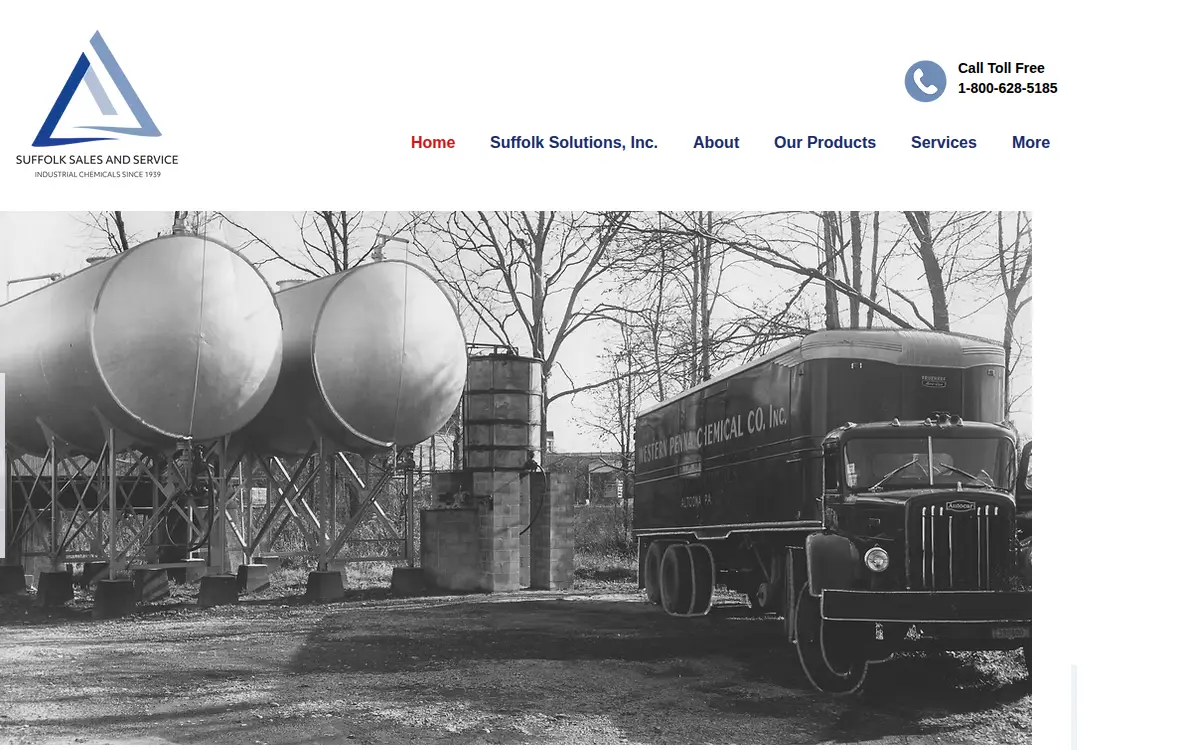 Homepage of Suffolk Solutions, INC