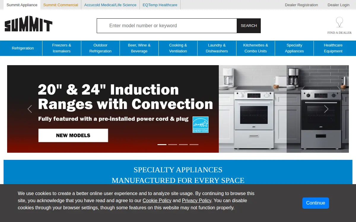 Homepage of Felix Storch, INC.