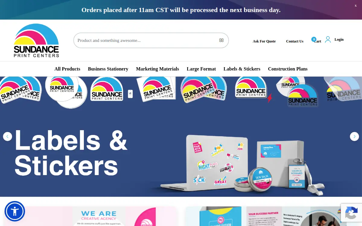 Homepage of The Copy Center, LLC