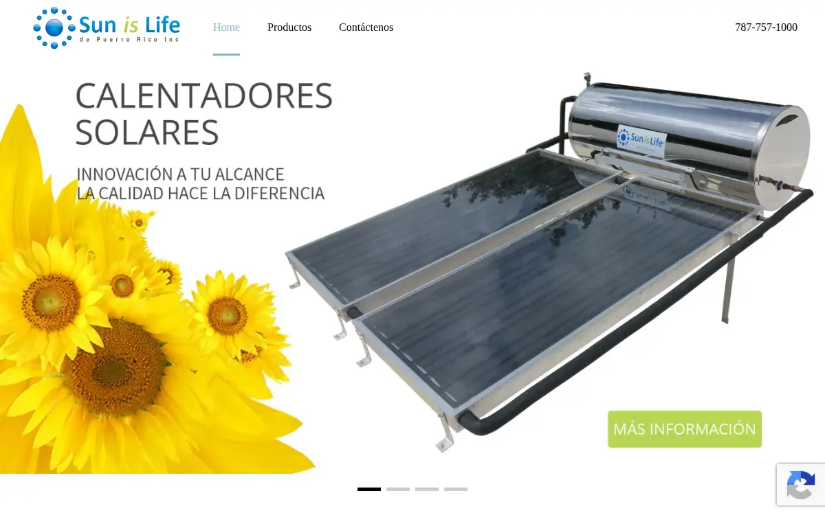 Homepage of Sun Is Life of Puerto Rico INC