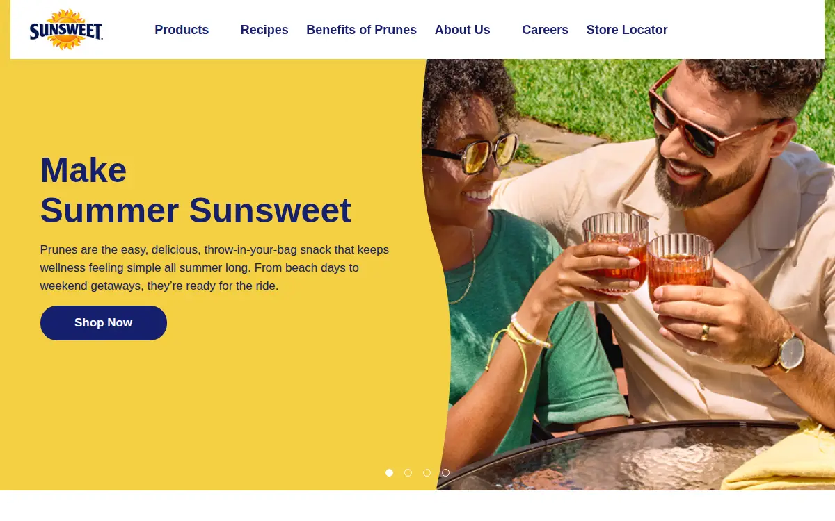 Homepage of Sunsweet Growers INC