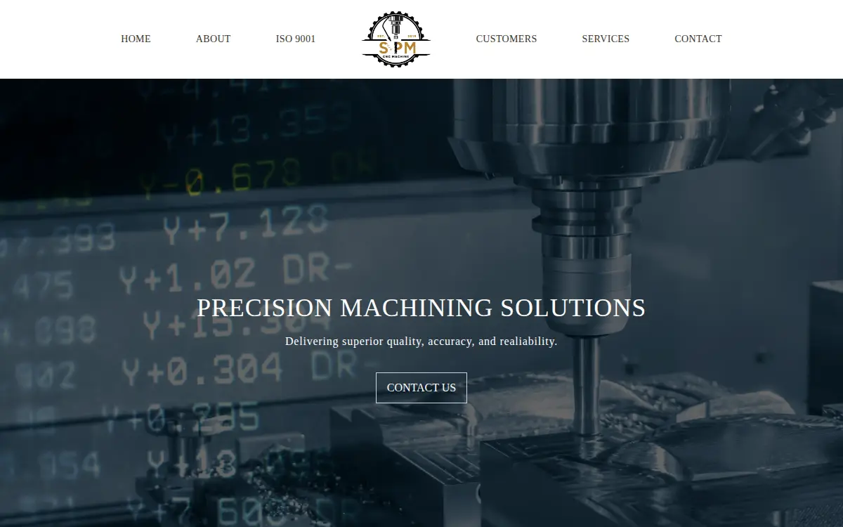 Homepage of Superior Precision Machining LLC