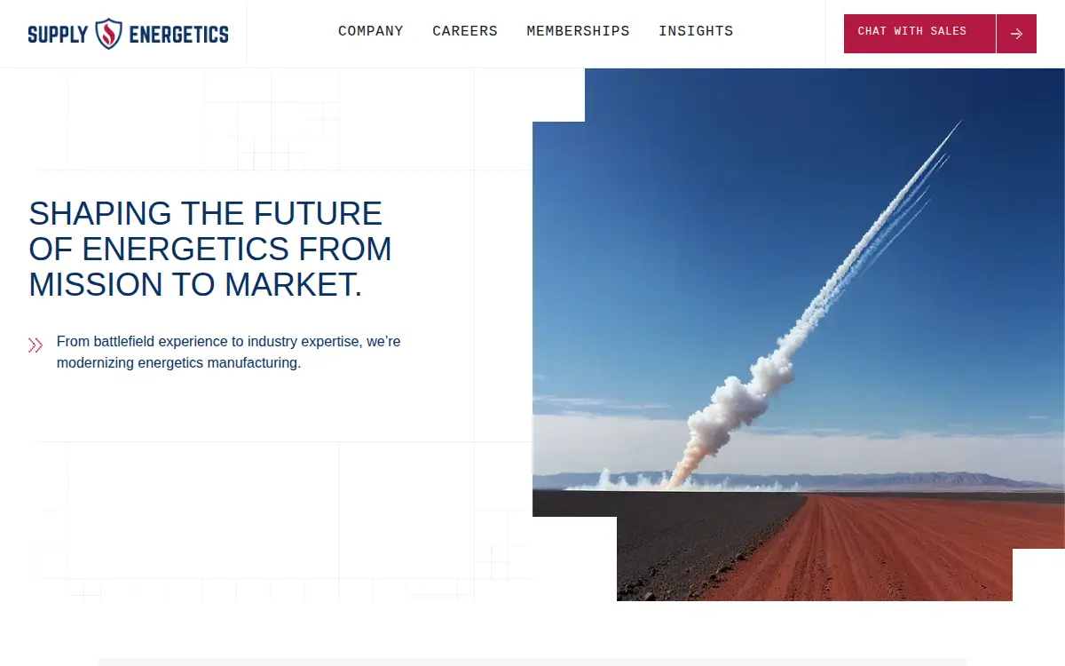Homepage of Supply Energetics, INC