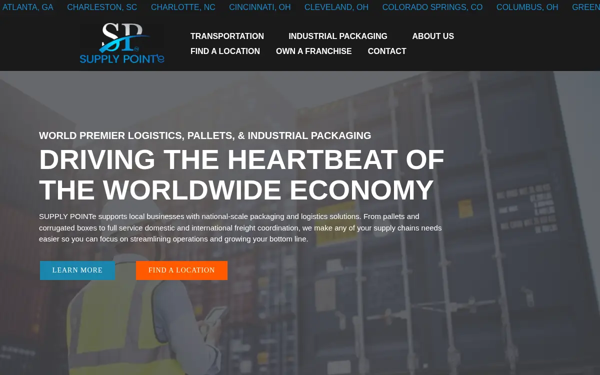 Homepage of Semper Pergendum Logistics Solutions CORP.