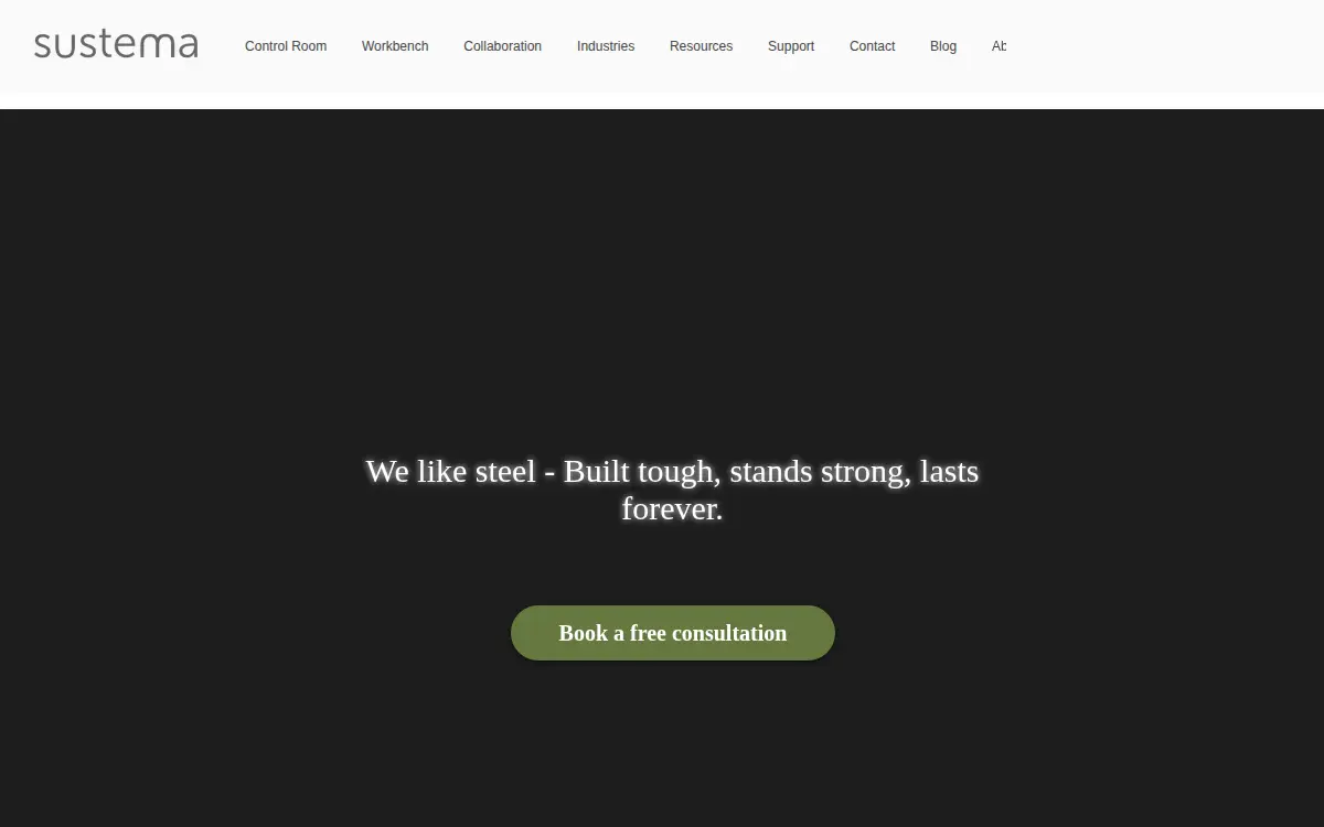 Homepage of Sustema CORP.