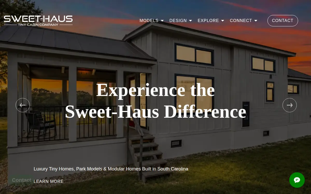 Homepage of Sweet Haus LLC