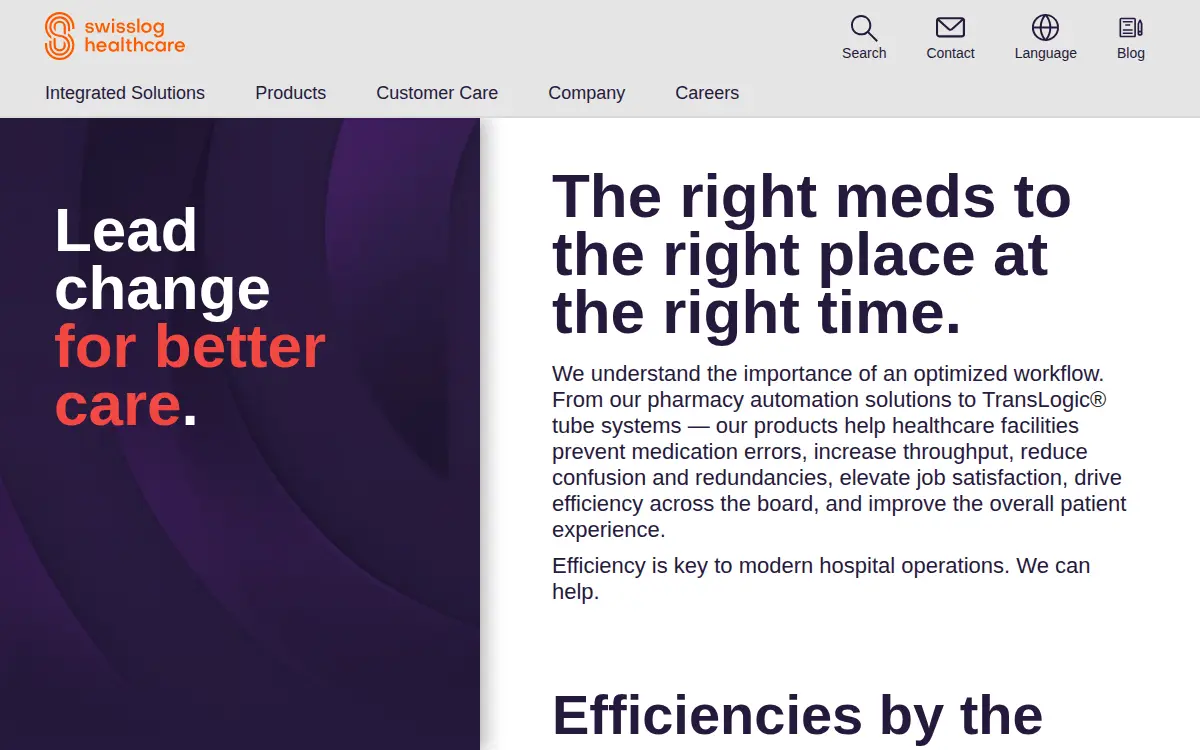Homepage of Translogic CORP.