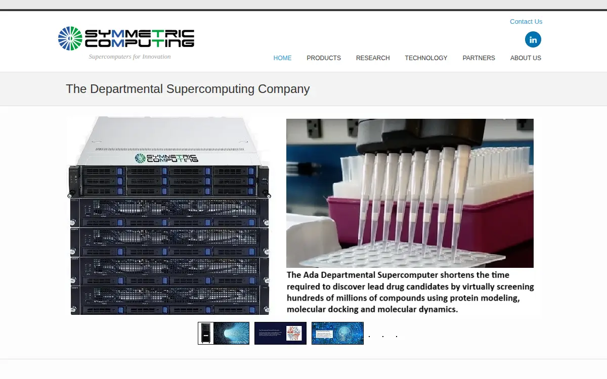 Homepage of Symmetric Computing, INC