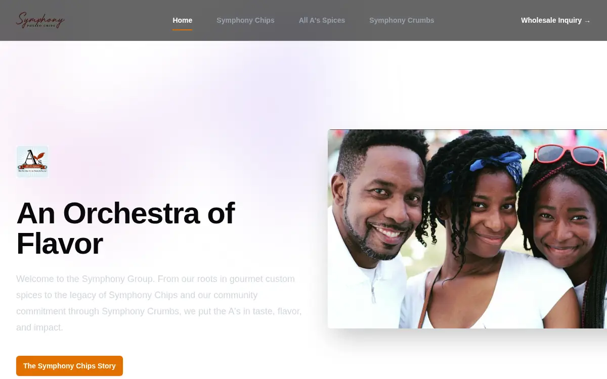 Homepage of All A's Spices LLC
