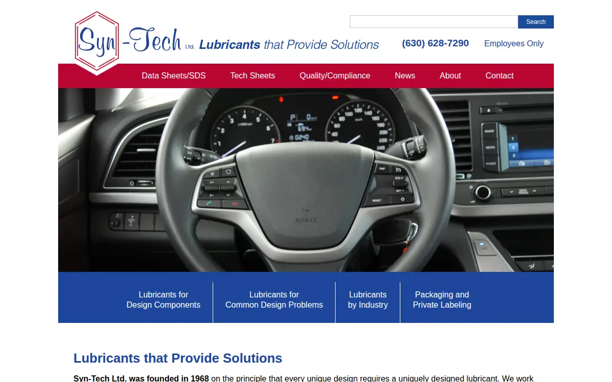 Homepage of Syn-tech LTD