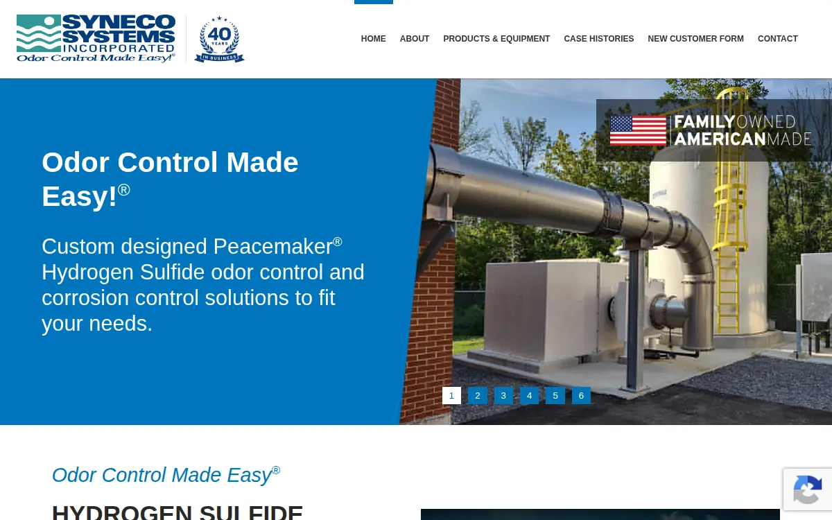 Homepage of Syneco Systems, INC.