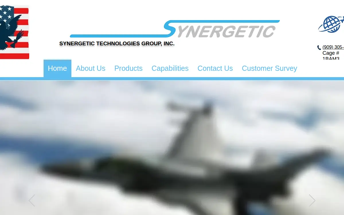 Homepage of Synergetic Technologies Group, INC
