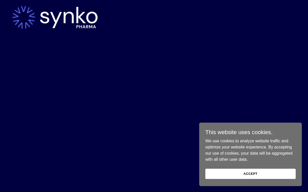 Homepage of Synko Pharma CORP