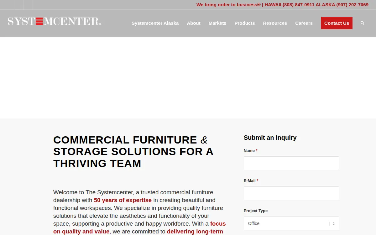 Homepage of Systemcenter INC