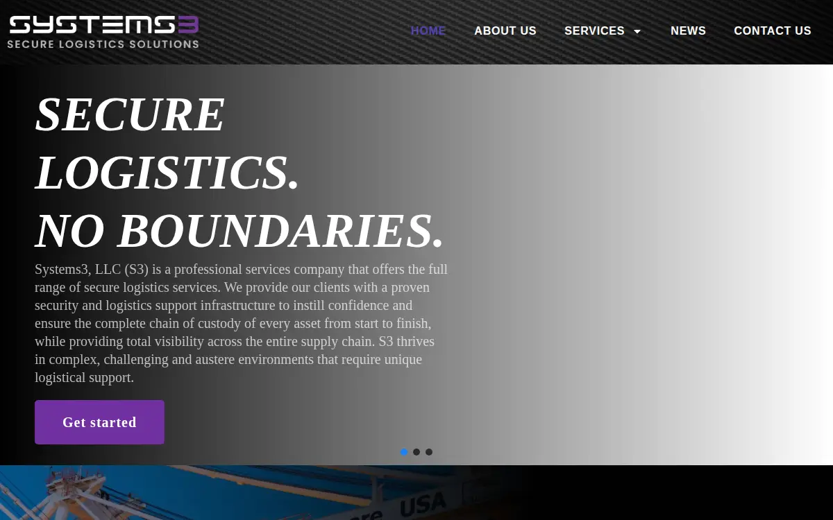 Homepage of Systems3, LLC