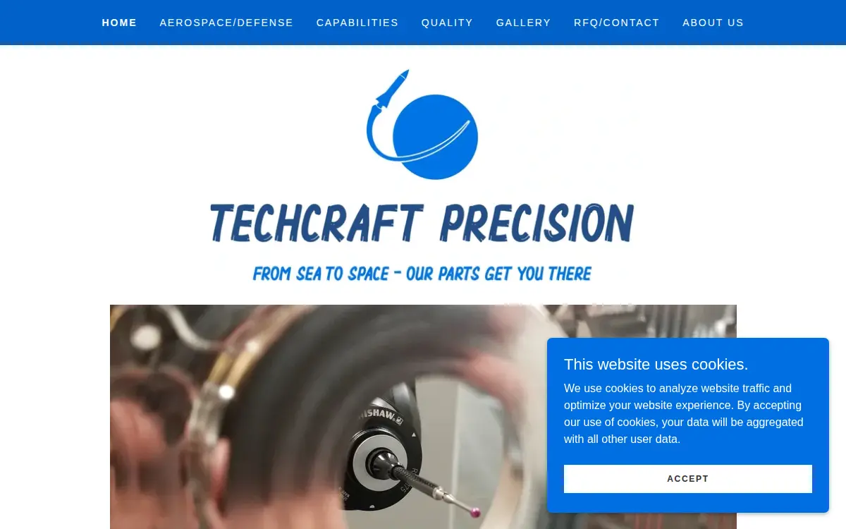 Homepage of Offen Industries, LLC