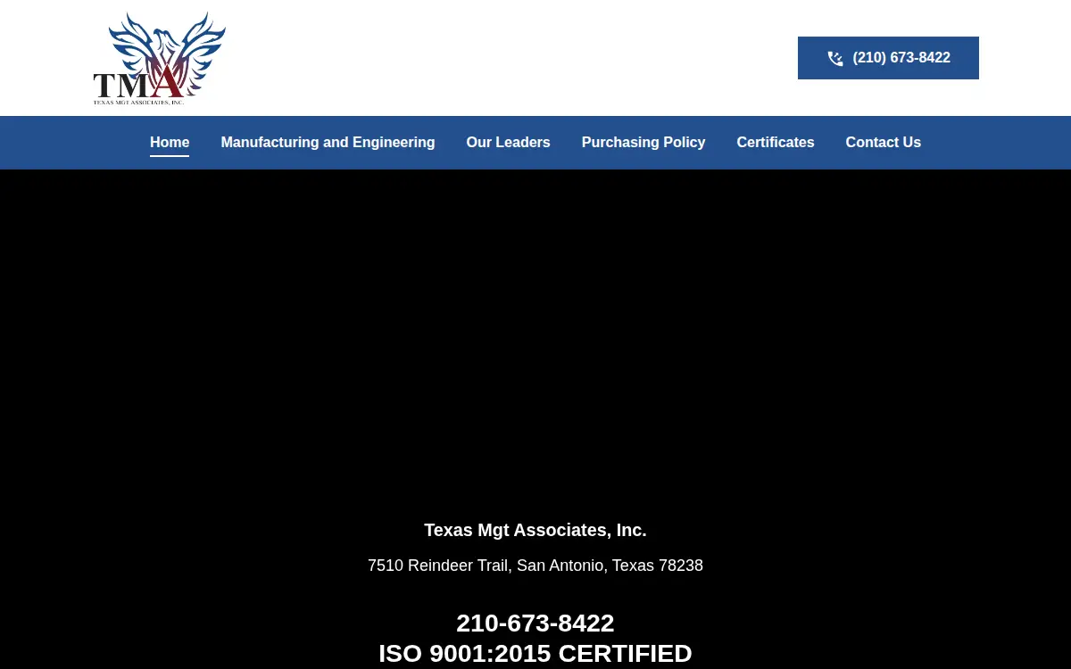 Homepage of Texas Mgt Associates INC
