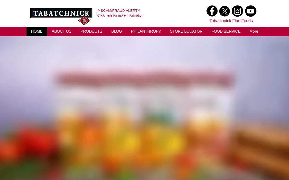Homepage of Tabatchnick Fine Foods INC