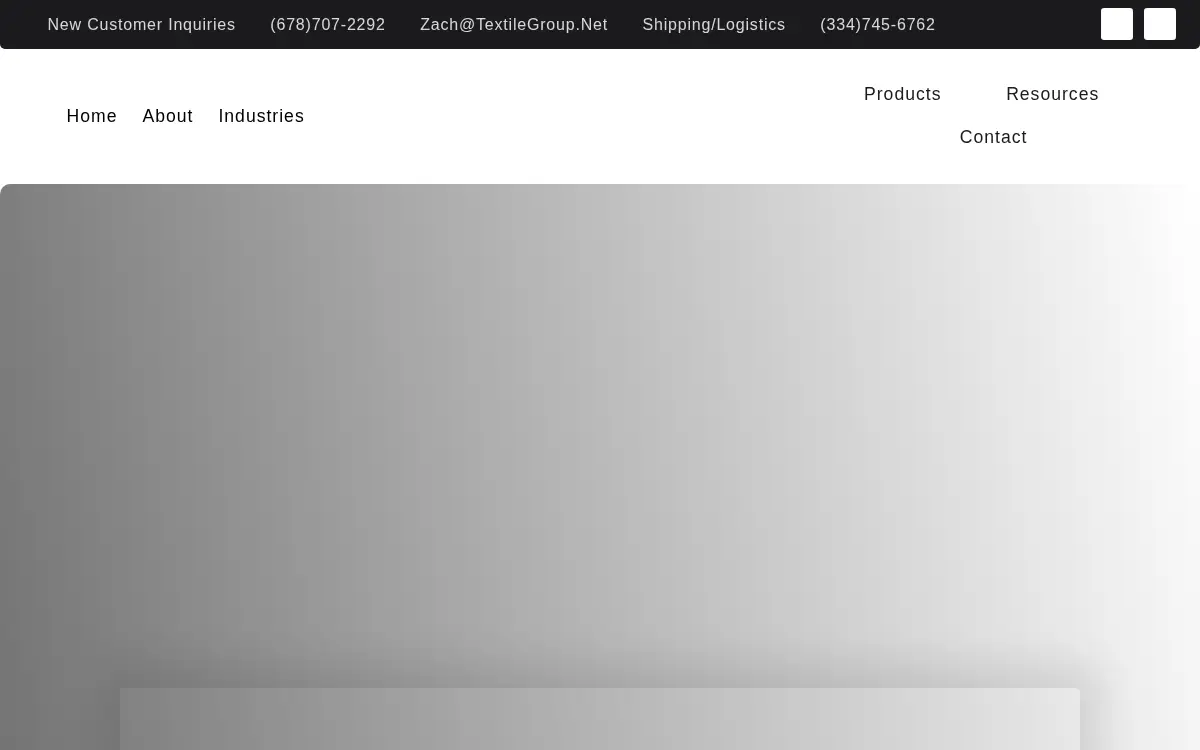 Homepage of Tabb Textiles CO INC