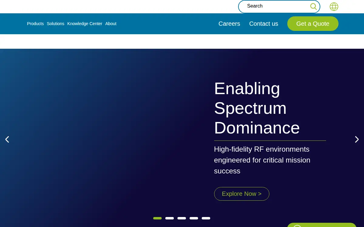 Homepage of Tabor Electronics LLC