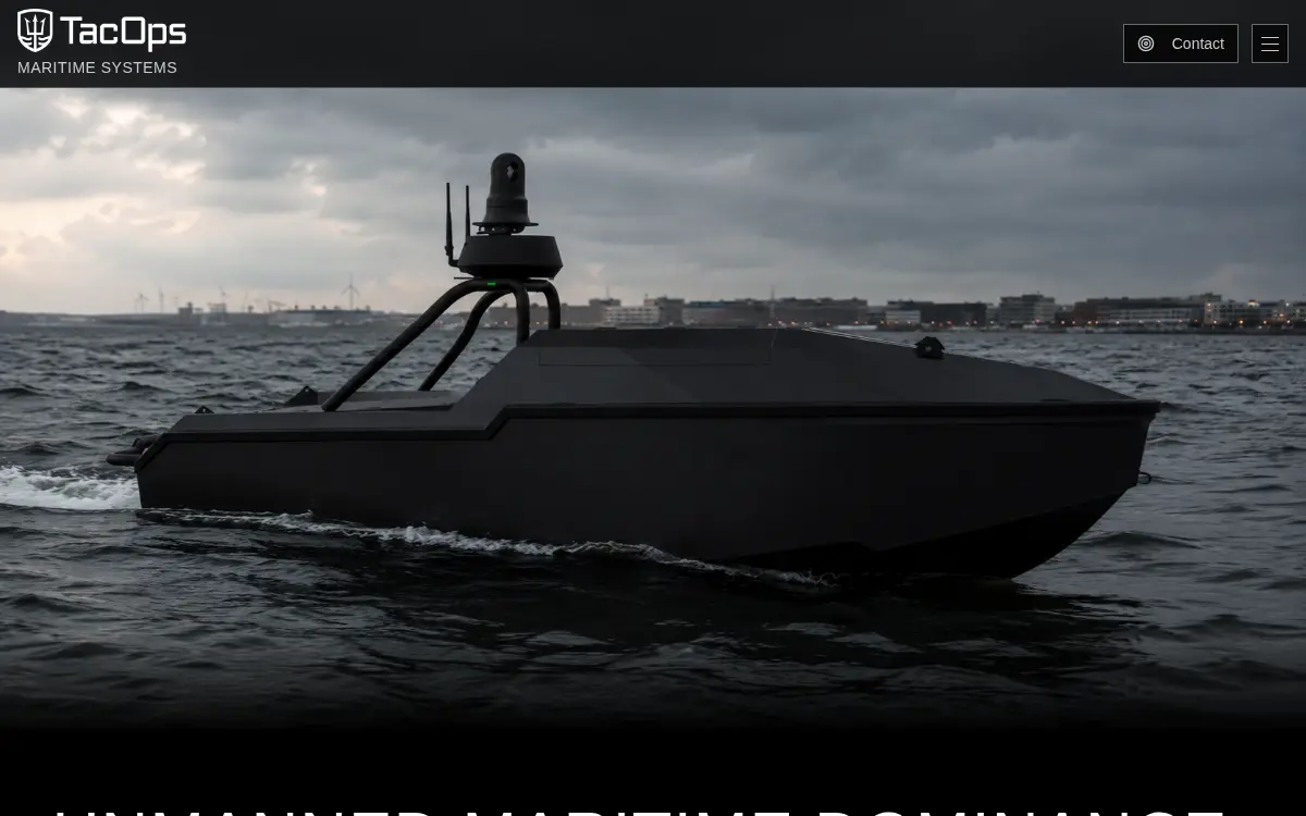 Homepage of Tacops Maritime Systems, INC.