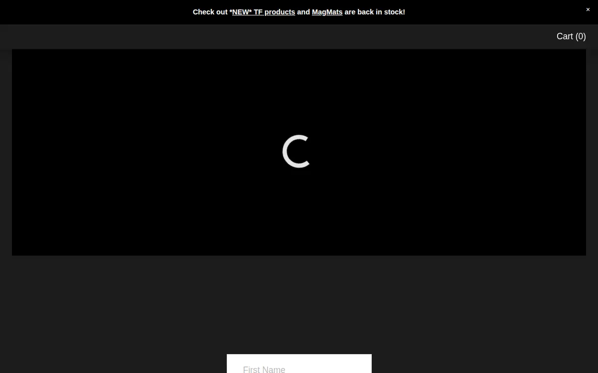 Homepage of Tactical Formulary, LLC