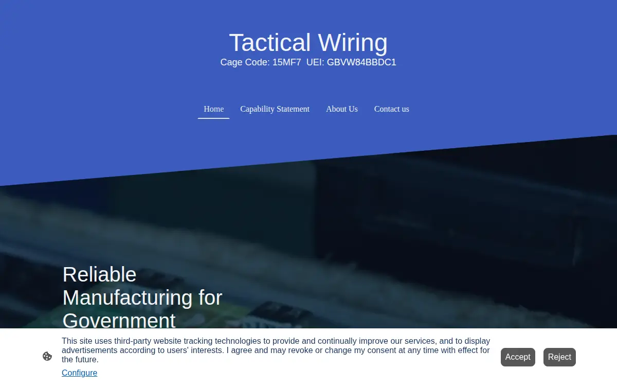 Homepage of Isham Contracting LLC