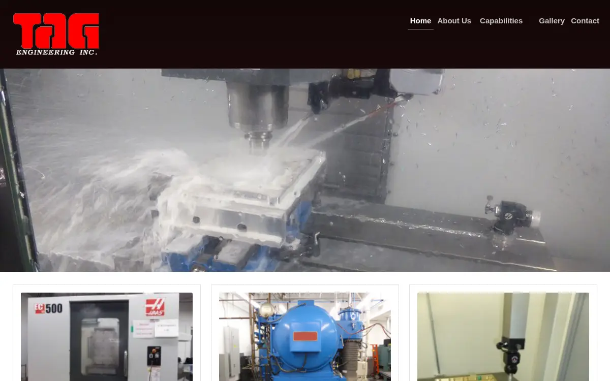 Homepage of Tag Engineering, INC.