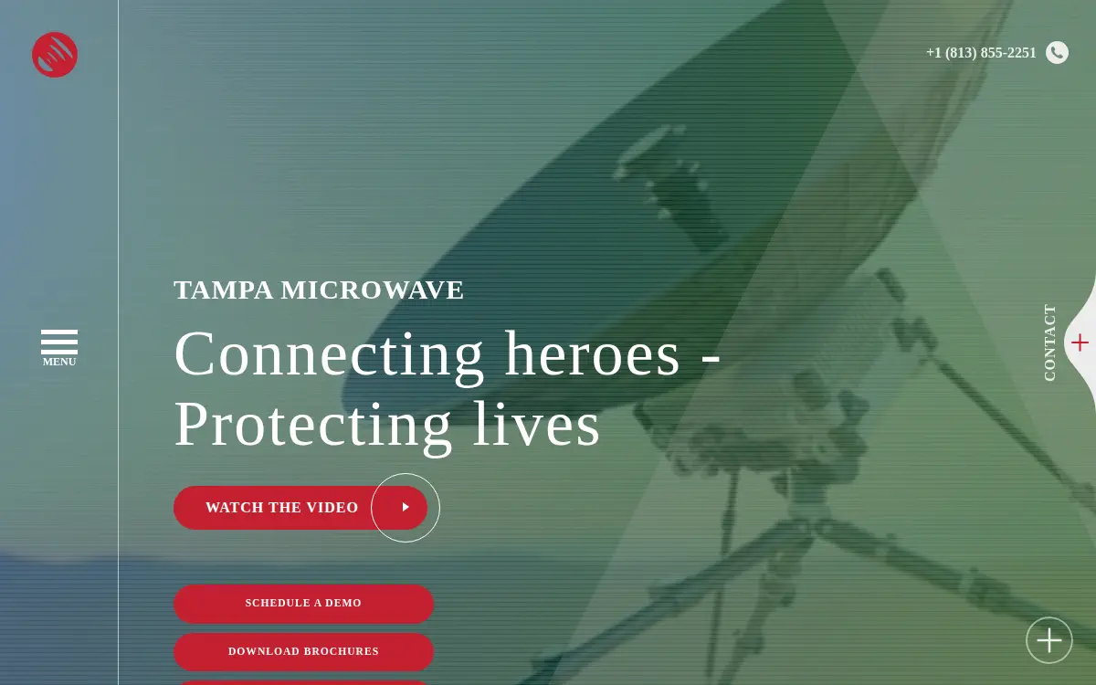Homepage of Tampa Microwave, LLC