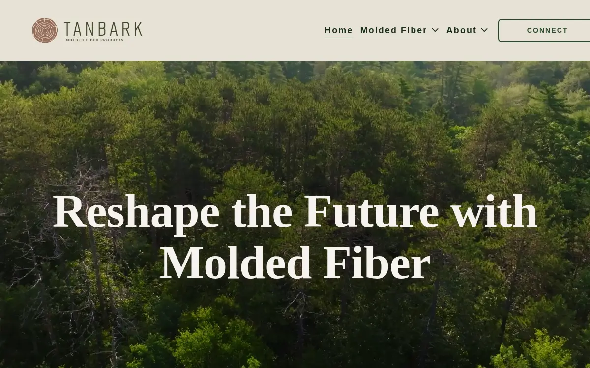 Homepage of Tanbark Molded Fiber Products INC