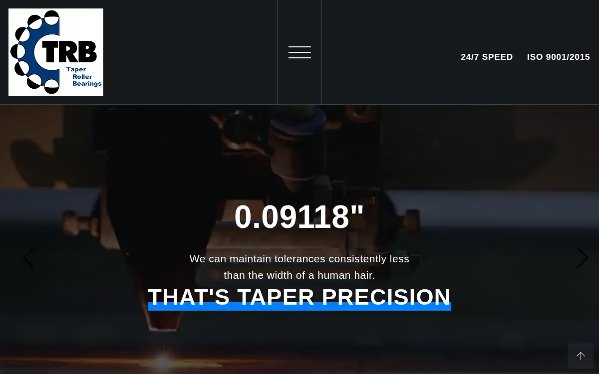 Homepage of Taper Roller Bearings INC