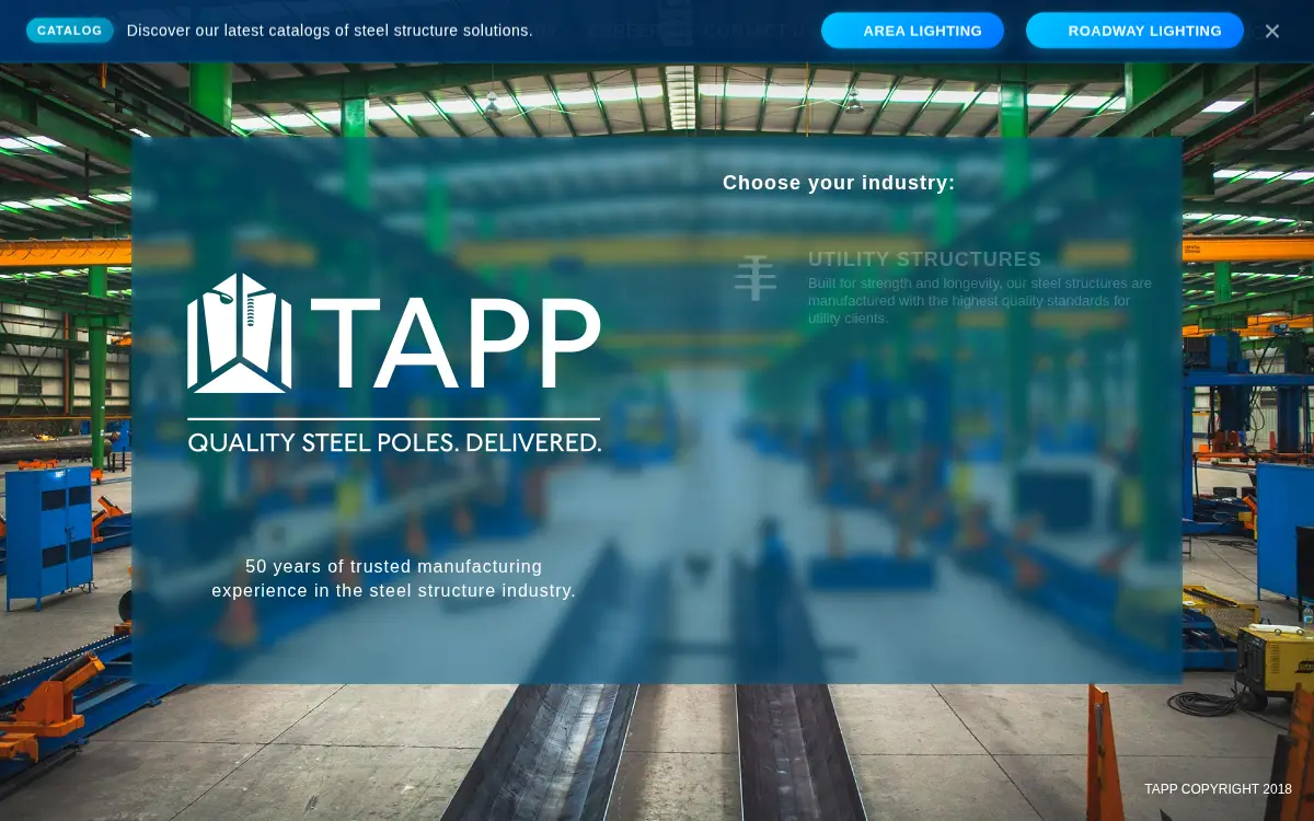 Homepage of Transamerican Power Products INC