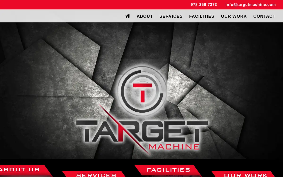 Homepage of Target Machine, INC