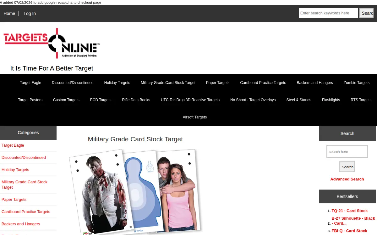 Homepage of T&n Acquisition Company