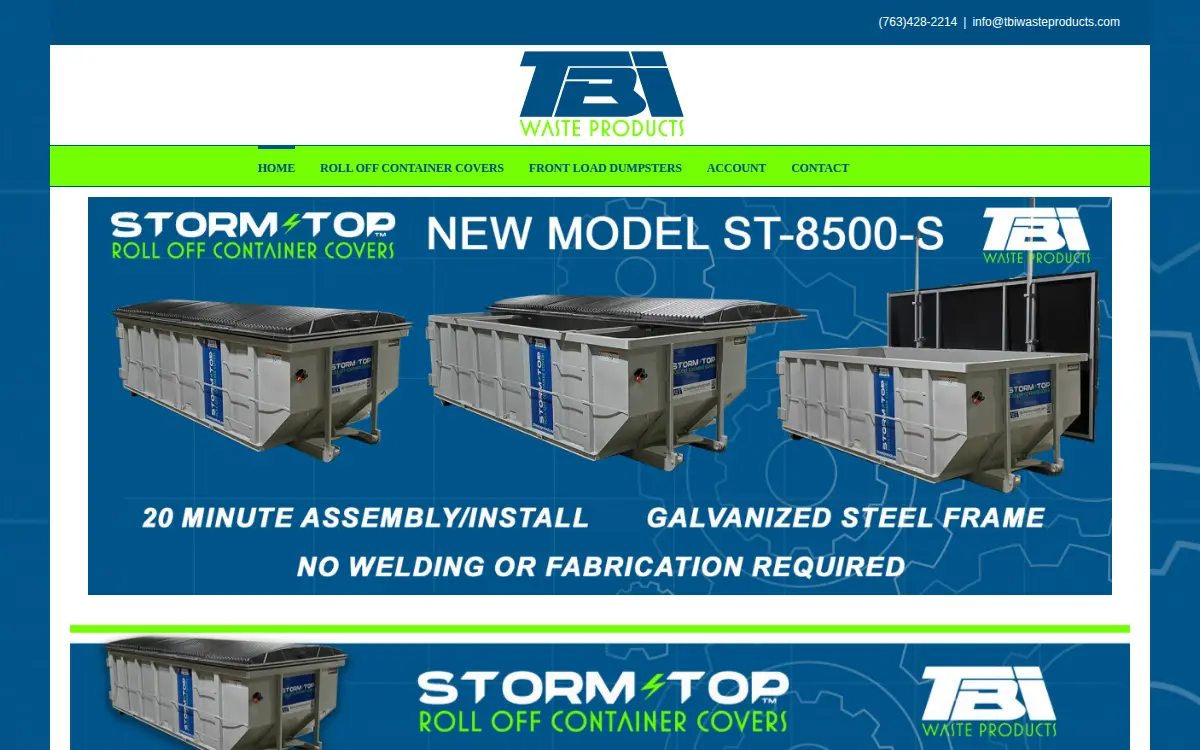 Homepage of Tb Industries INC