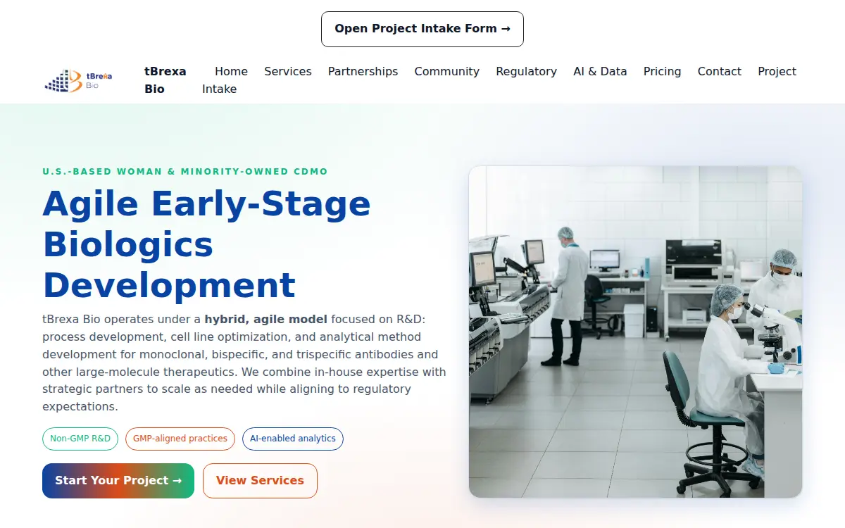 Homepage of Tbrexa Bio INC