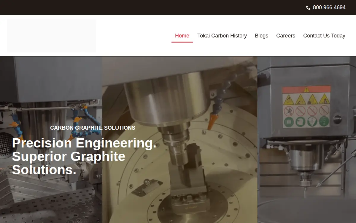 Homepage of Tokai Carbon Gs, INC.