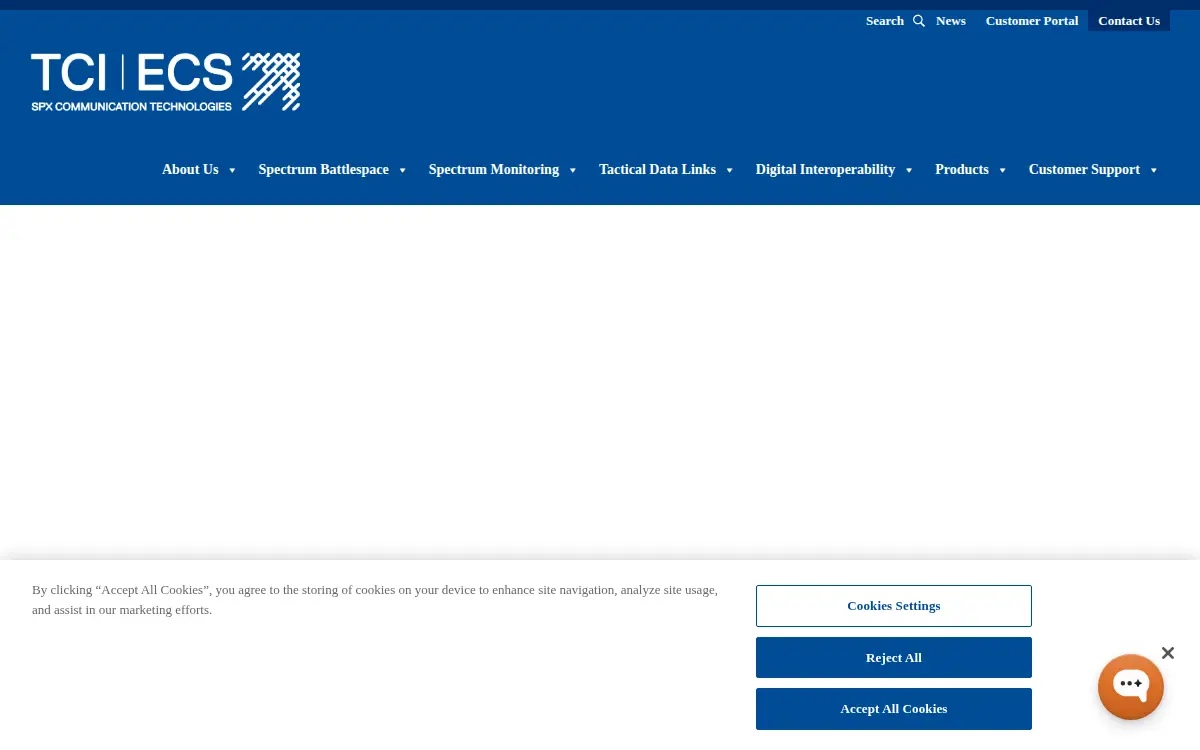 Homepage of Tci International, INC