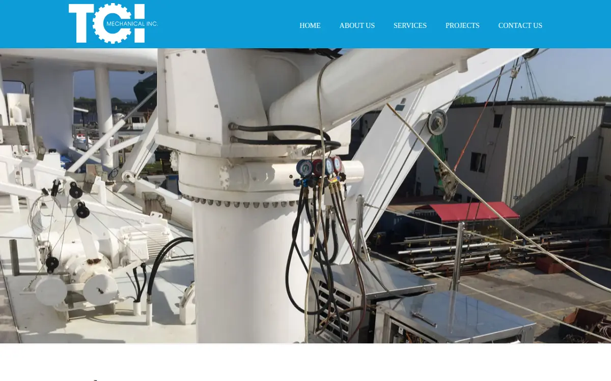 Homepage of Tci Mechanical, INC.