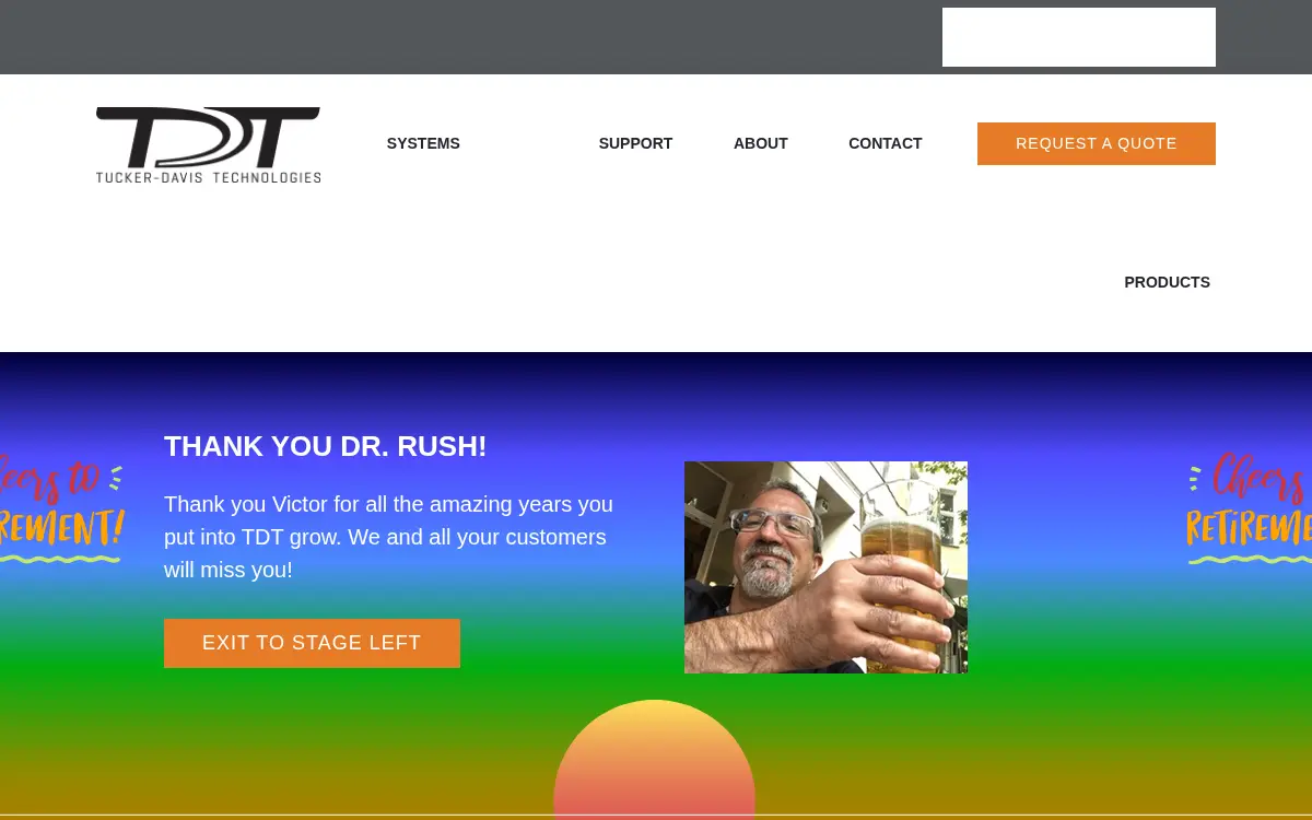 Homepage of Tucker-davis Technologies, INC.