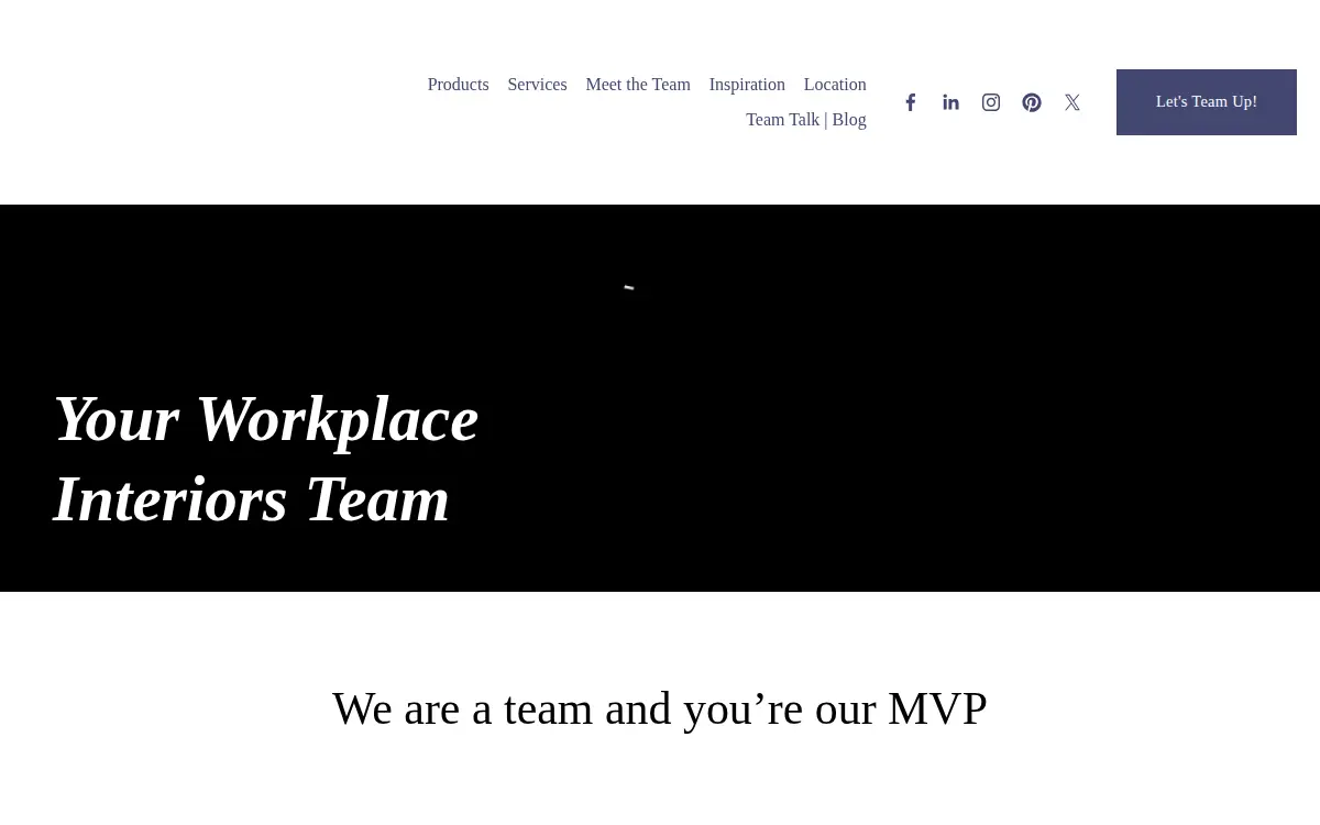 Homepage of Team Office, L.l.c.