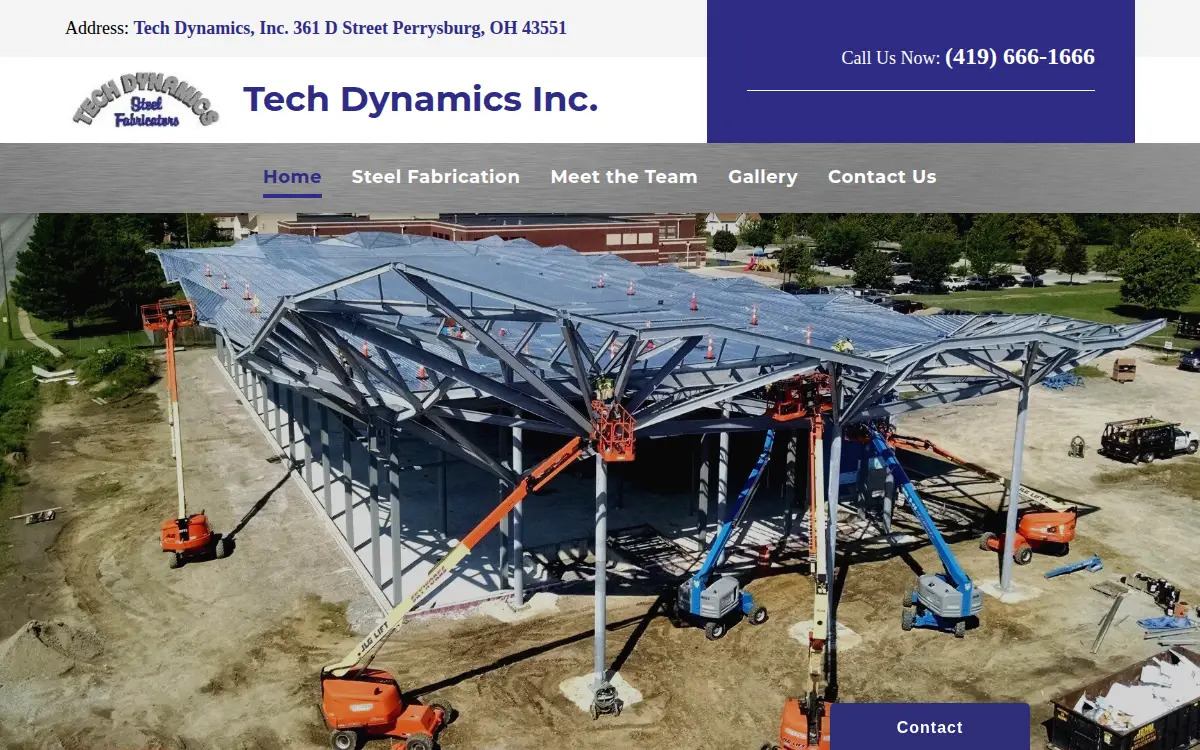 Homepage of Tech Dynamics INC