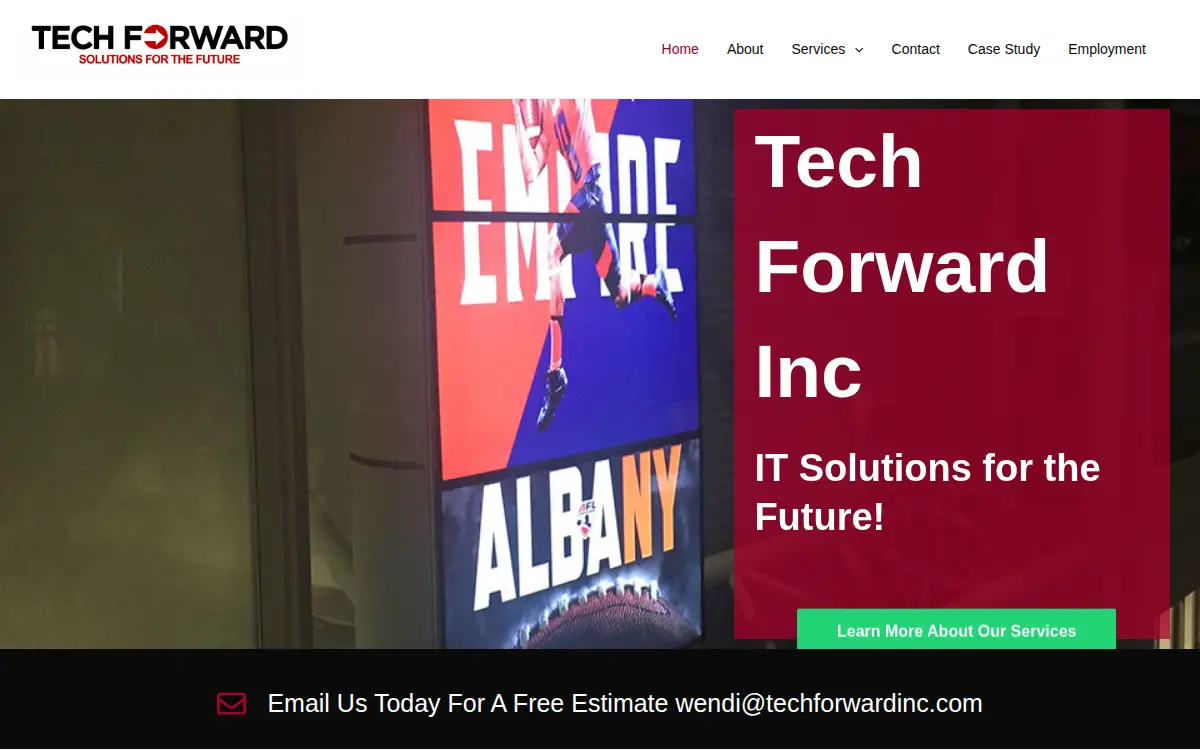Homepage of Tech Forward, INC.
