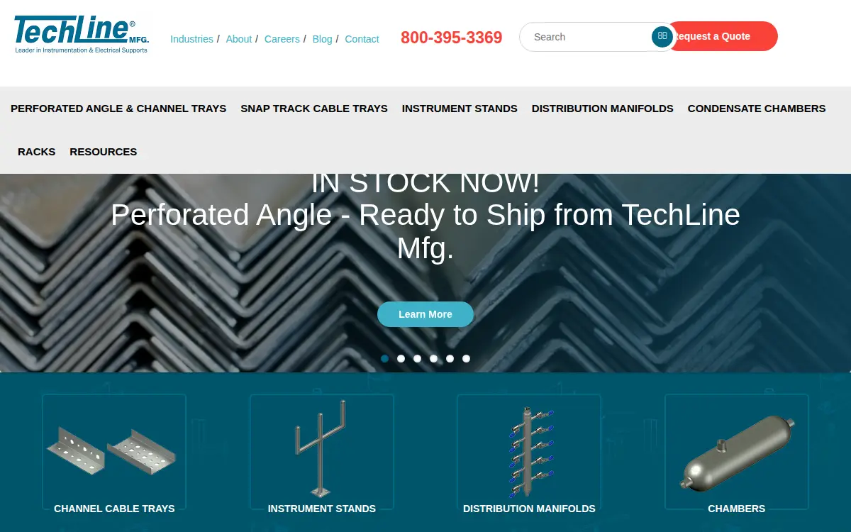 Homepage of Techline International INC