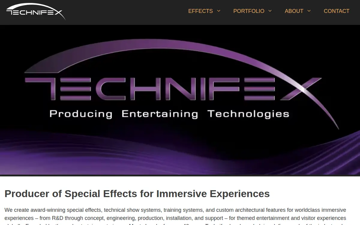 Homepage of Technifex INC