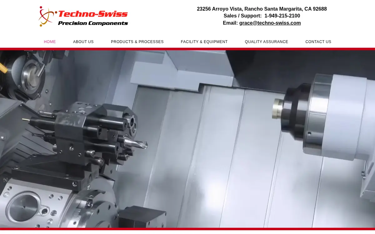 Homepage of Techno-swiss